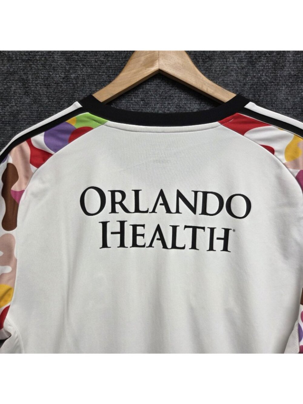 Adidas Men XL Tiro Jersey Love Unites Jersey HY5899 Multicolor Orlando City READ - Picture 5 of 11